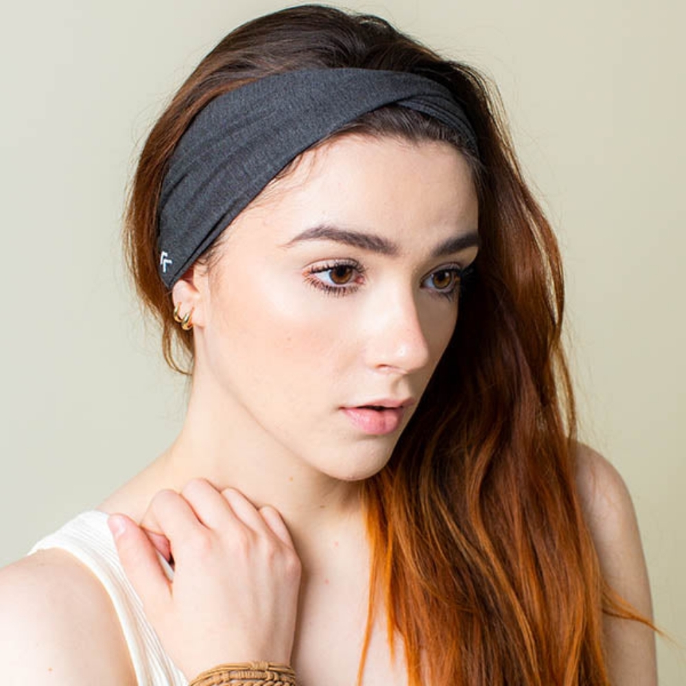 Set of 3 Soulvation Headbands (Charcoal, Mint and Black)